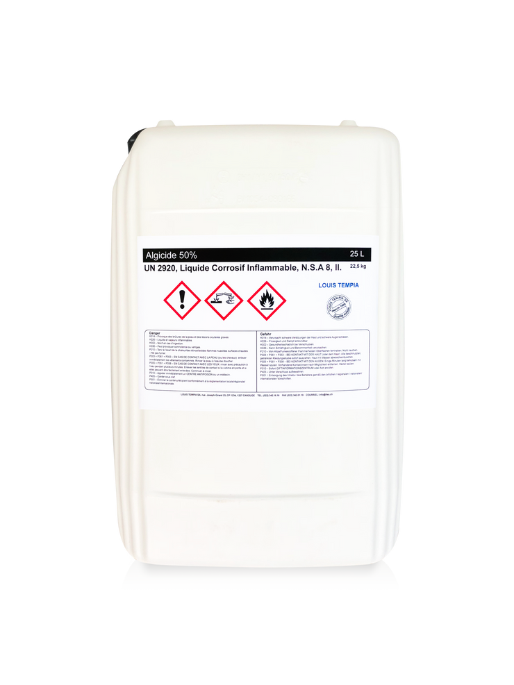 Algicide 50% bidon de 25L - Louis TEMPIA SA, Genève