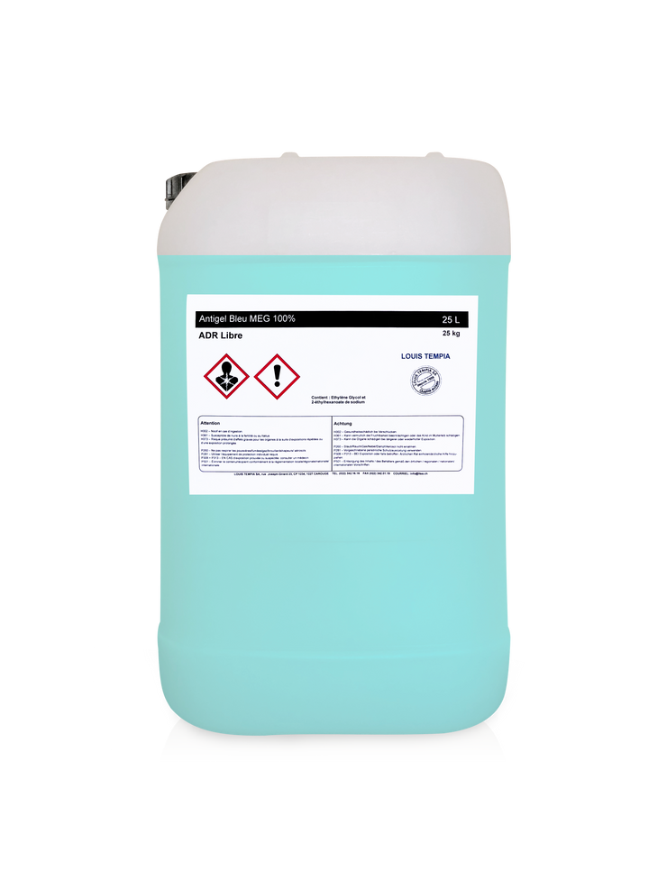 ANTI-GEL (ÉTHYLÈNE GLYCOL) bleu MEG 100% - Louis TEMPIA SA, Genève