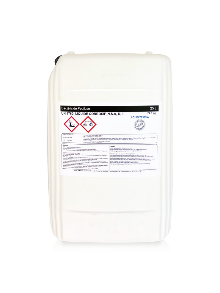 Bactéricide Pédiluve - AQUA-NET Bactéricide Pédiluve, désinfectant pédiluve