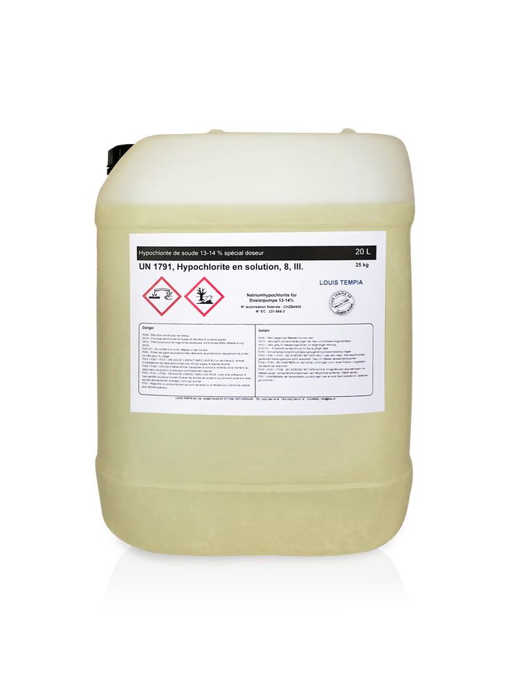 Hypochlorite de soude 13 - 14% SPECIAL DOSEUR