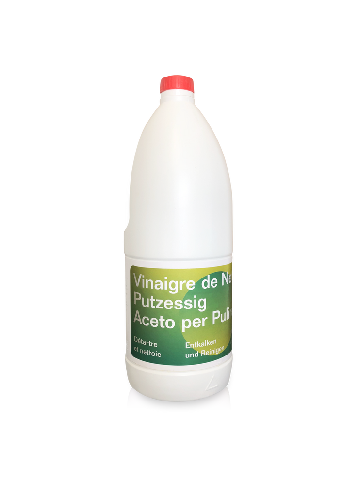 Bouteille de 2L de Vinaigre de nettoyage pour détartrer et nettoyer, Louis Tempia SA - Genève 